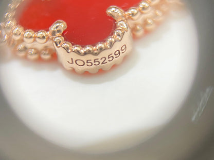 18K Rose Gold Carnelian Small Motif Bracelet